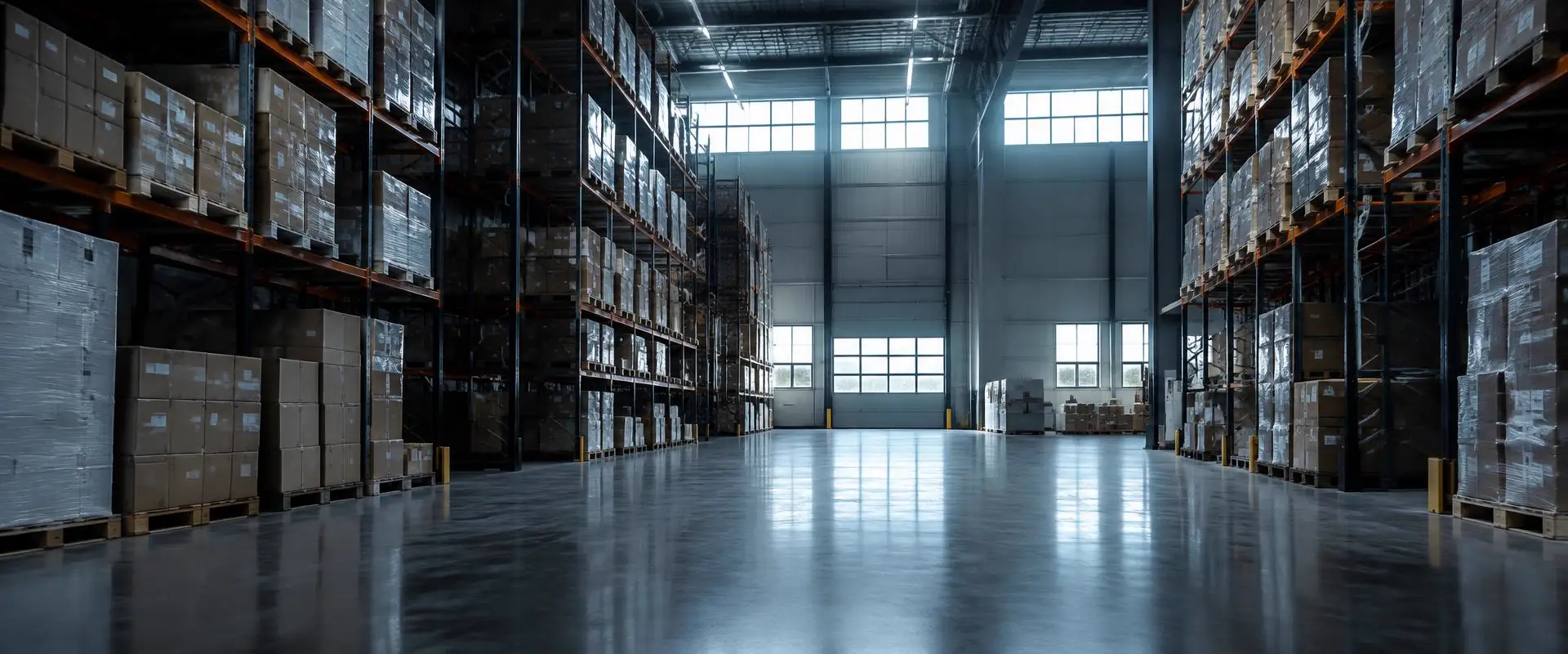 Distribution warehouse racking
